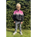 Sweater for children. Sweater with fleece lining on neck.