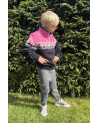 Villane laste kampsun 100% vill , krae fliisvoodriga.