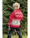 Kid's full zip sweater with a deer