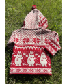 Kid's jacket with a Mumitroll, with a hood
