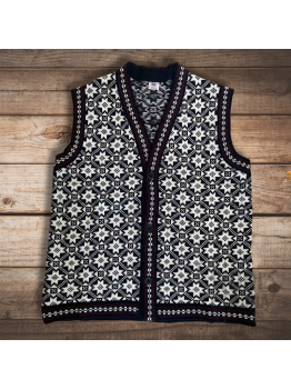 Vest with a norwegian pattern