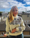 Woman's sweater with a deer