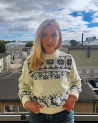Женский джемпер с оленем