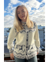 Woman's jacket with a deer