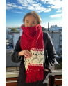 Scarf with a deer