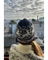 Hat-scarf with a deer, with ears