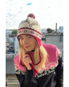 Hat-scarf with a deer, with ears