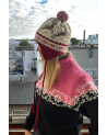 Hat-scarf with a deer, with ears