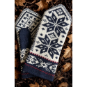 Woolen mittens with a "Star" pattern