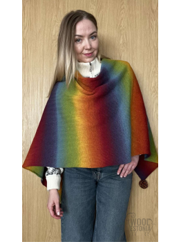 Woman's woolen poncho