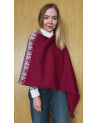 Woman's woolen poncho