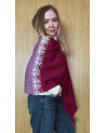 Woman's woolen poncho