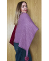Woman's woolen poncho