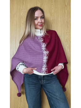 Woman's woolen poncho