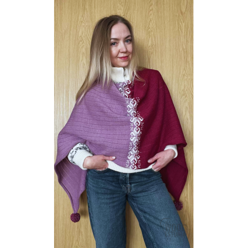 Woman's woolen poncho