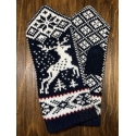 Woolen mittens with a "Deer" pattern