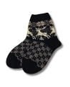 Woolen socks with a deer