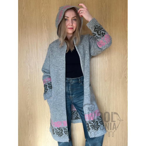 Woman's jacket with roses