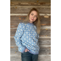 Woman's jumper with a norwegian pattern