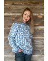 Woman's sweater with a norwegian pattern