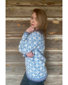 Woman's sweater with a norwegian pattern