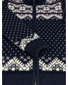 Man's full zip sweater with a star