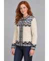 Woolen jacket with a deer