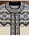Woolen jacket with a deer