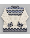 Woolen jacket with a deer