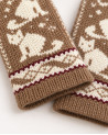 Mittens with a deer