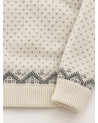 Men's half-zip sweater with a star