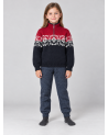 Sweater for children. Sweater with fleece lining on neck.