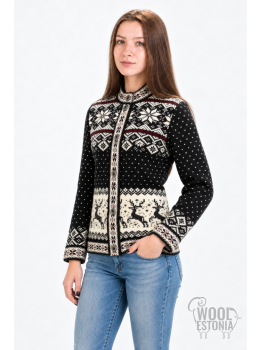 Woman's jacket with a deer