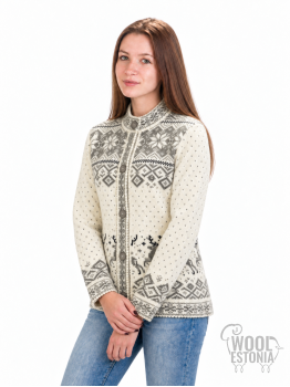 Woman's jacket with a deer