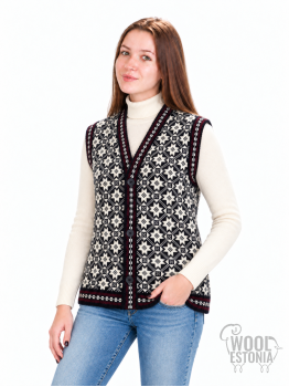 Vest with a norwegian pattern