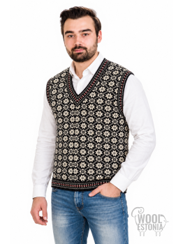 Vest with a norwegian pattern
