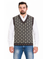 Vest with a norwegian pattern