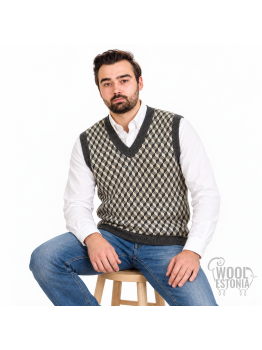 Vest with a norwegian pattern