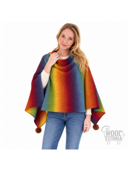 Woman's woolen poncho