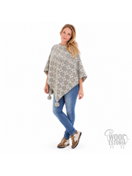 Woman's woolen poncho
