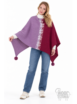 Woman's woolen poncho