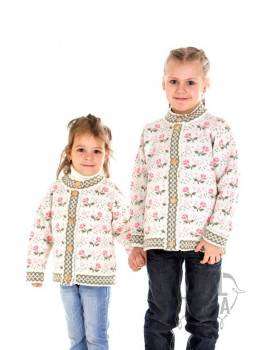 Kid's jacket with roses