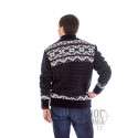 Men's full zip sweater with a star