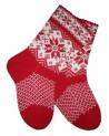 Woolen socks with a star