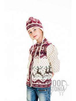 Kids jacket with a deer