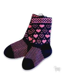 Socks with hearts