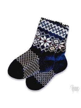 Woolen socks with a star