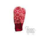 Woolen mittens with a "Star" pattern