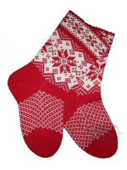 Woolen socks with a star