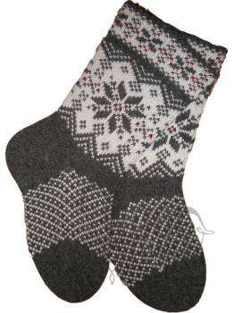 Woolen socks with a star